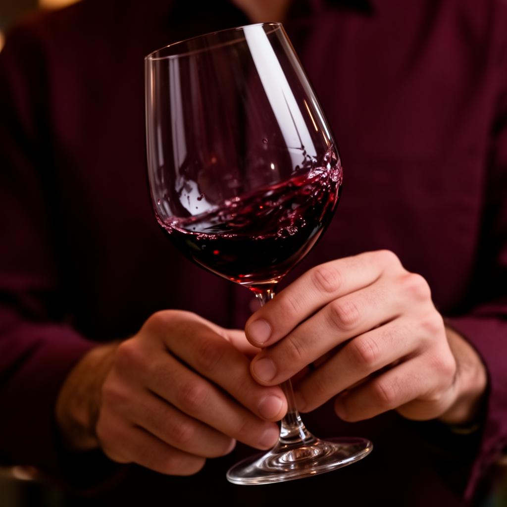 Paso Robles wines poured for a tasting overlooking the vineyard